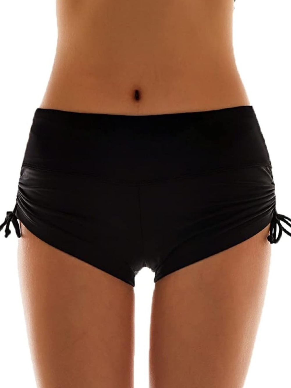 NWT Micosuza Classical Women Swim Boardshorts Beach Bottoms W Adjustable Ties XL